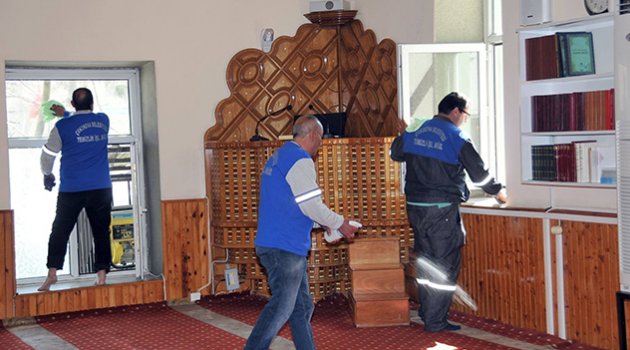 Yaylalarda ibadethane temizliği