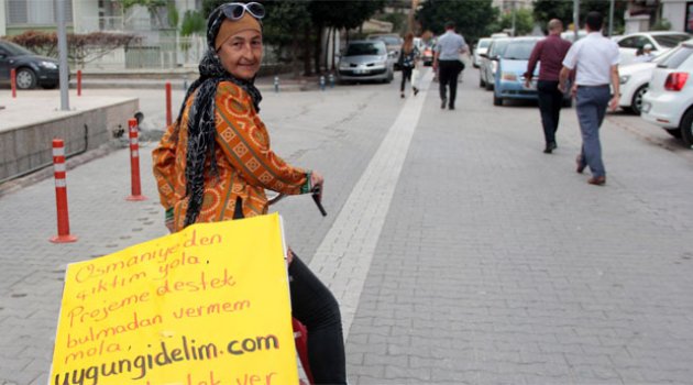 Yolcu paylaşım sitesini tanıtmak için bisiklet ile il il geziyor