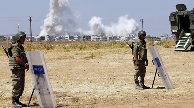 YPG, Kobani’de IŞİD militanlarının bulunduğu binayı patlattı