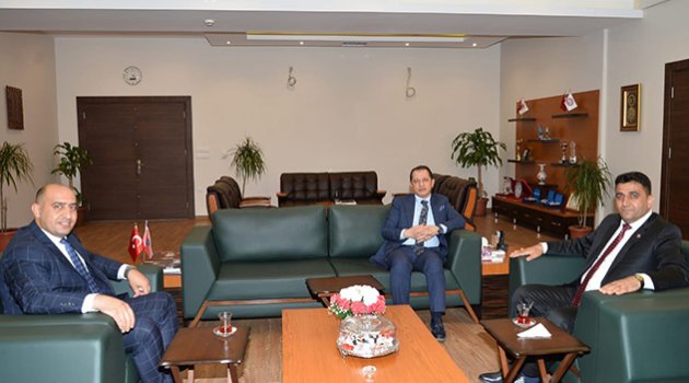 Yüksel ve Gültekin’den emniyet müdürüne ziyaret