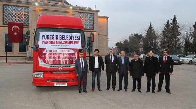 Yüreğir Belediyesi’nden Cizre’ye bir tır dolusu yardım