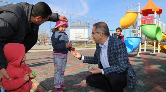 Yüreğir’de "Çocuk Dostu" parkın inşaatı tamamlandı