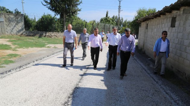 Yüreğir’de köy yolları yenileniyor