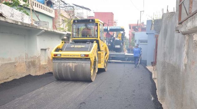 Yüreğir’de yol çalışmaları
