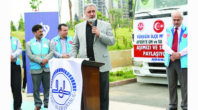 Yüreğir ekmek ve suyunu paylaştı