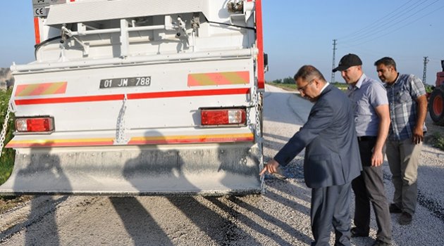 Yüreğir'de yol çalışmaları