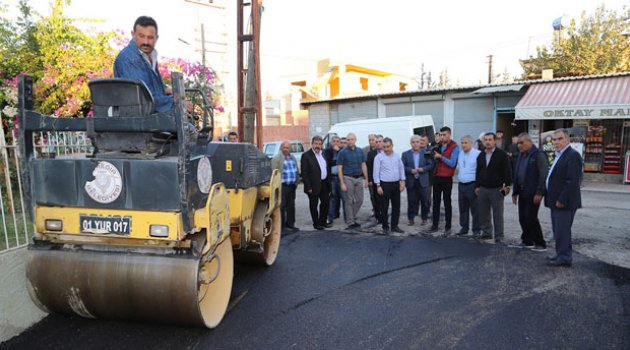 Yüreğir'de yol ve asfalt çalışmaları