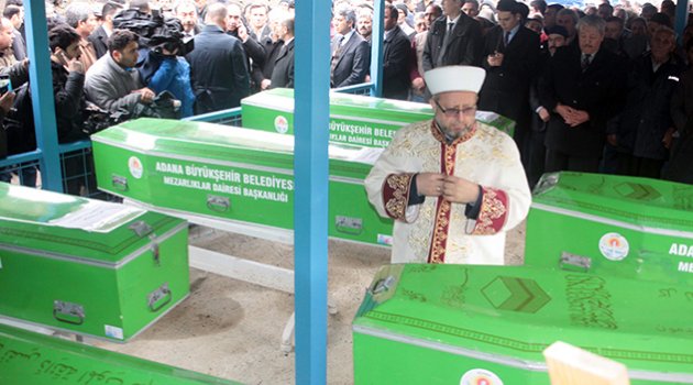 Yurt yangını faciası kurbanları toprağa verildi