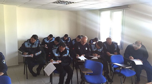 Zabıtaya hizmet içi mevzuat eğitimi