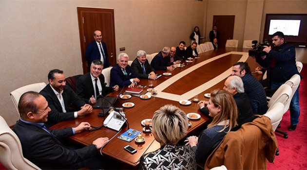 Ziyapaşa Bulvarı için Başkan Sözlü’ye brifing
