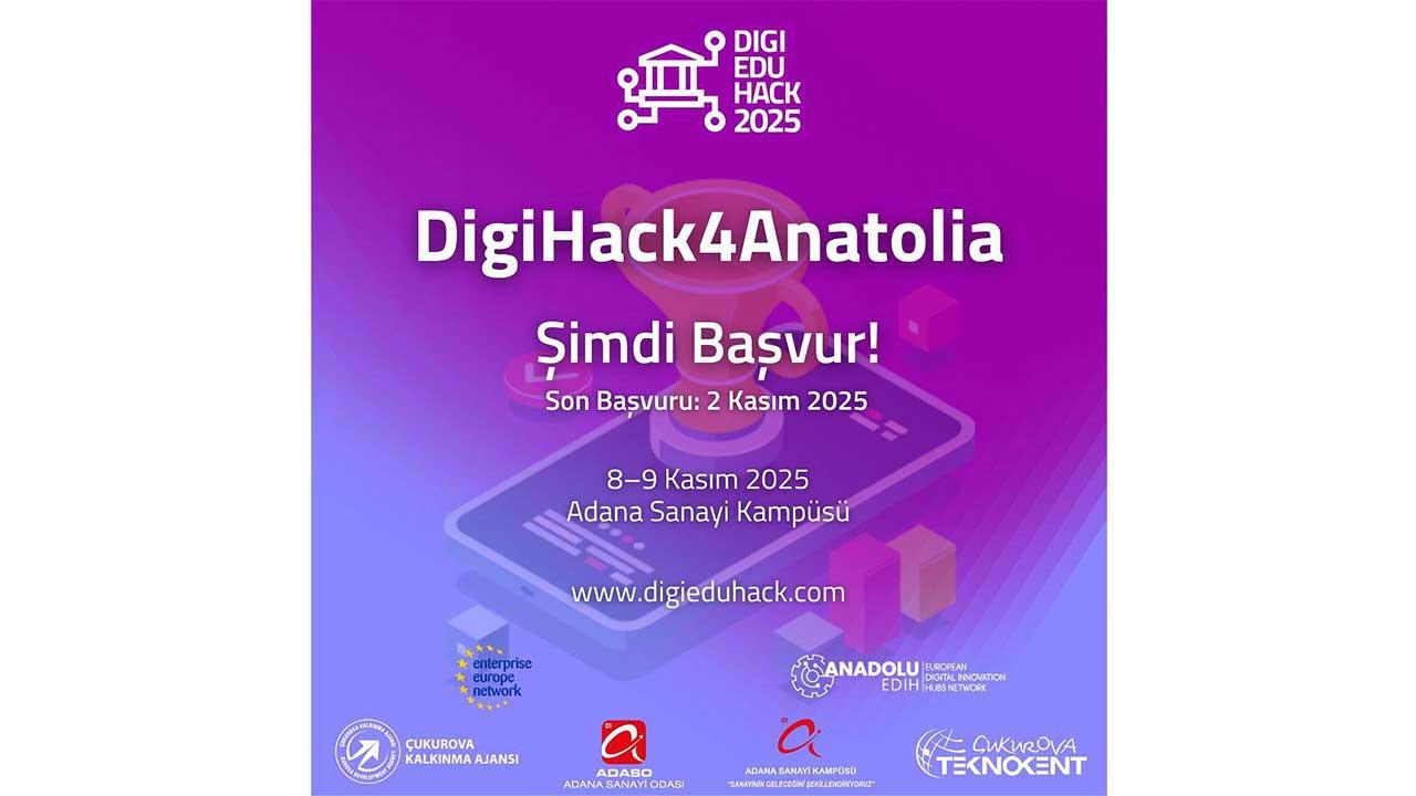Adana’da “Eğitimin Dijital Geleceğini Şekillendirmek” Hackathonu Düzenleniyor