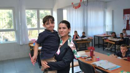 Çocuklardan Sevil Başkana Sevgi Seli
