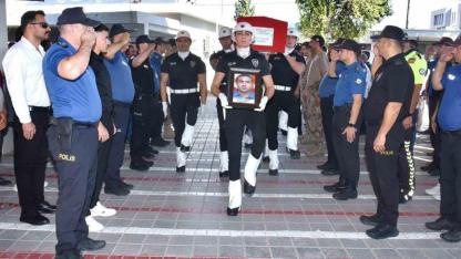 Kalp Krizi Geçiren Polis Memuru Son Yolculuğuna Uğurlandı