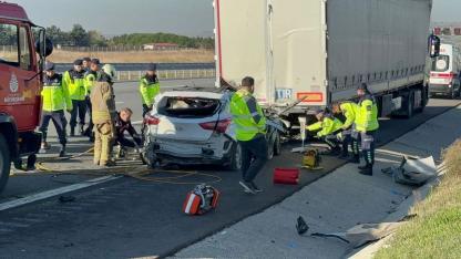 Kuzey Marmara Otoyolu’nda Feci Kaza:1 Ölü