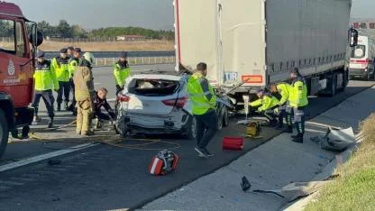 Kuzey Marmara Otoyolu’nda Feci Kaza:1 Ölü