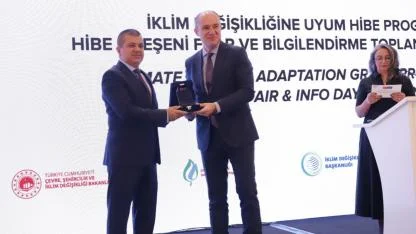 Mersin Belediyesinin İklim Projesine Başarı Plaketi