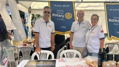 Seyhan Rotary’den Sanata Destek