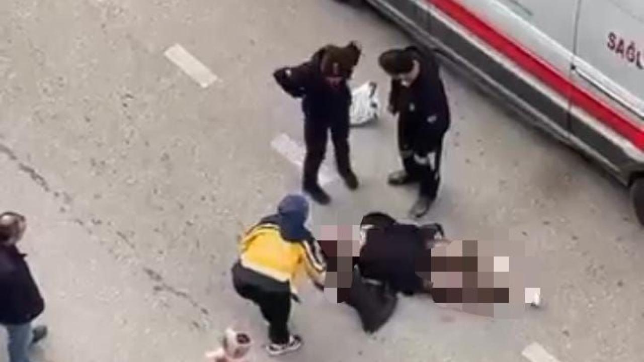 Yol Ortasında Sinir Krizi Geçirdi