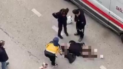Yol Ortasında Sinir Krizi Geçirdi