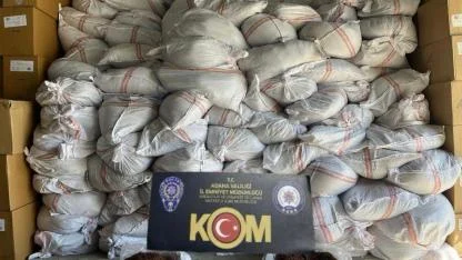 10 Ton Kaçak Tütün Ele Geçirildi