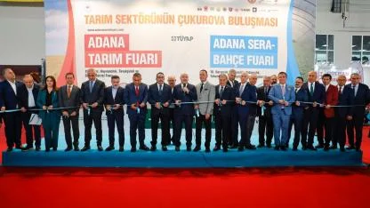 18. Uluslararası Adana Tarım-Sera ve Bahçe Fuarı Açıldı