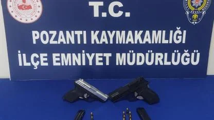 Polisin Uygulamasında 2 Tabanca Ele Geçirildi