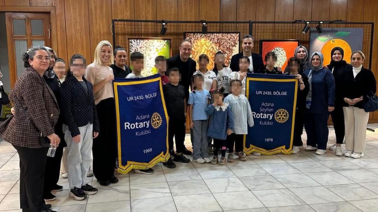 Seyhan Rotary’den Sanata Destek