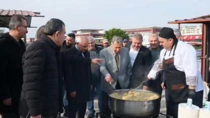 Adana Motorlu Araçlar Esnaf Odası'ndan Geleneksel Etli Pilav Buluşması