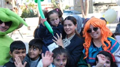 Başkan Vekili Aydar Özel Çocuklarla Buluştu