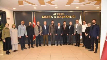 Birlik Vakfı Adana Heyeti'nden AK Parti İl Başkanlığı’na Ziyaret