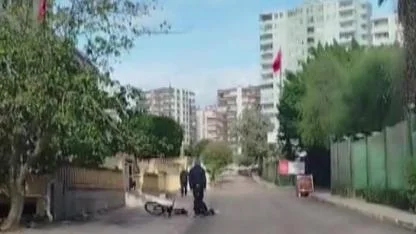 Bisikletli Çocuğu Darp Etti