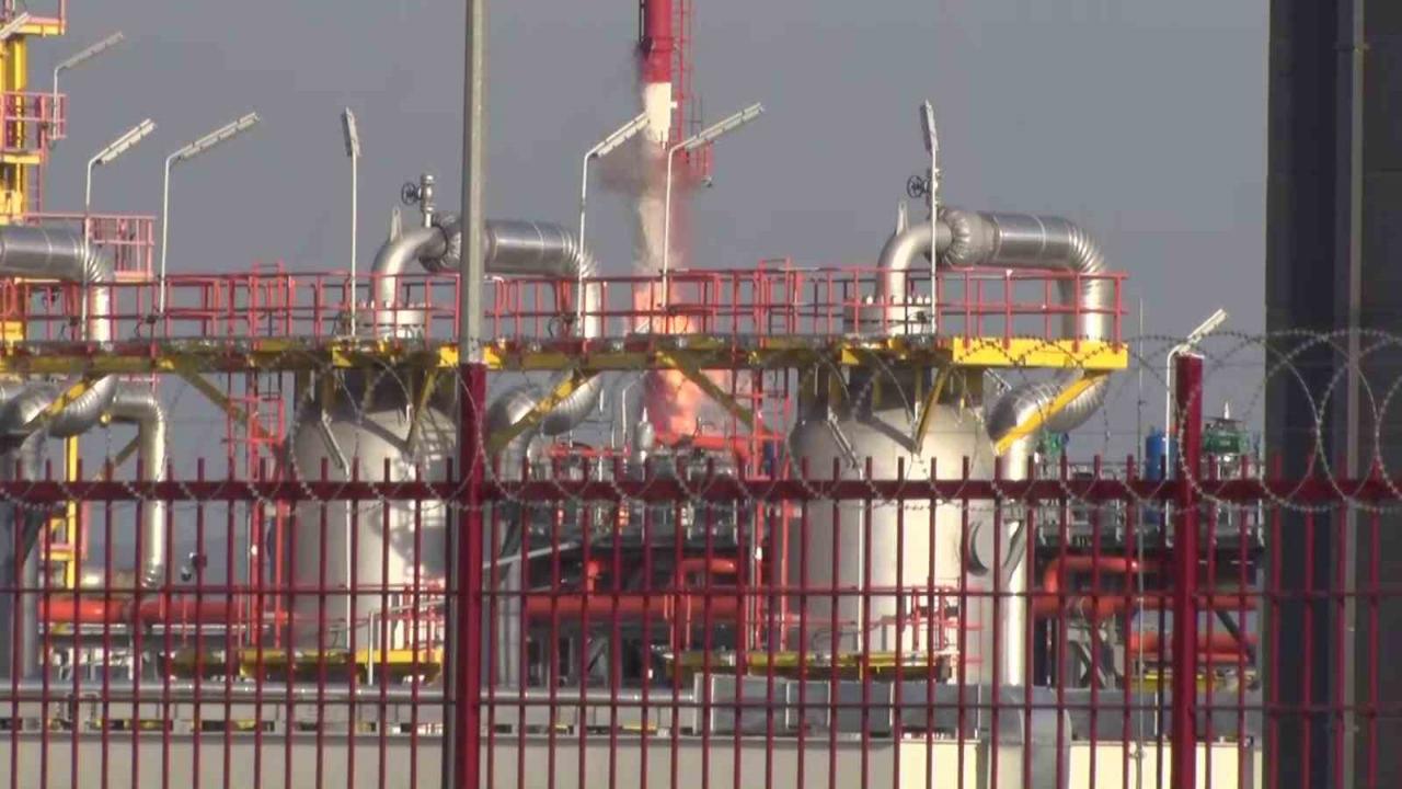 BOTAŞ Tesislerinde Korkutan Yangın