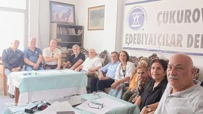Çukurova Edebiyatçılar Derneği (ÇED) Tekbaş’la Yola Devam Dedi