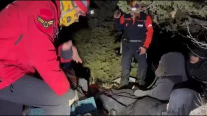 Dağda Mahsur Kaldılar