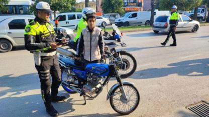 Motosiklet Denetimi:62 Motosiklet Trafikten Men Edildi