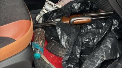 Şüpheli Araçtan Uzun Namlulu Silah Çıktı!