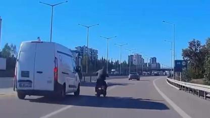 Tehlikeli Manevra Canından Ediyordu