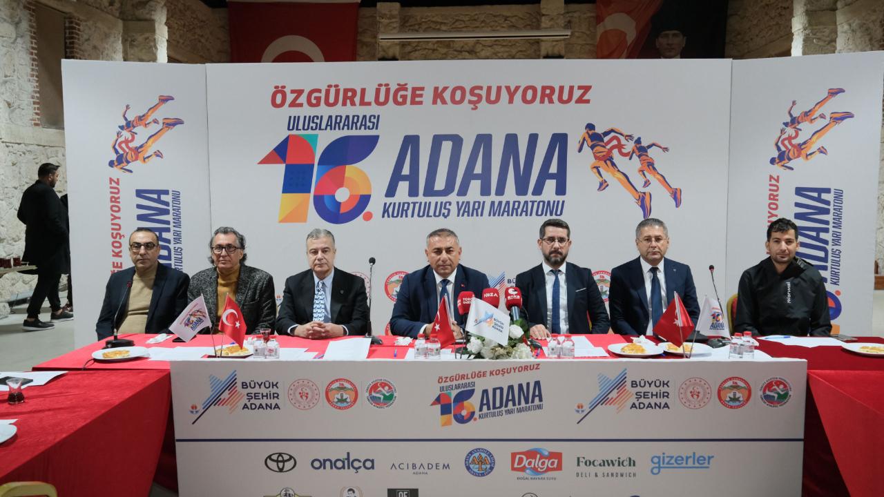 16. Uluslararası Adana Kurtuluş Yarı Maratonu Başlıyor