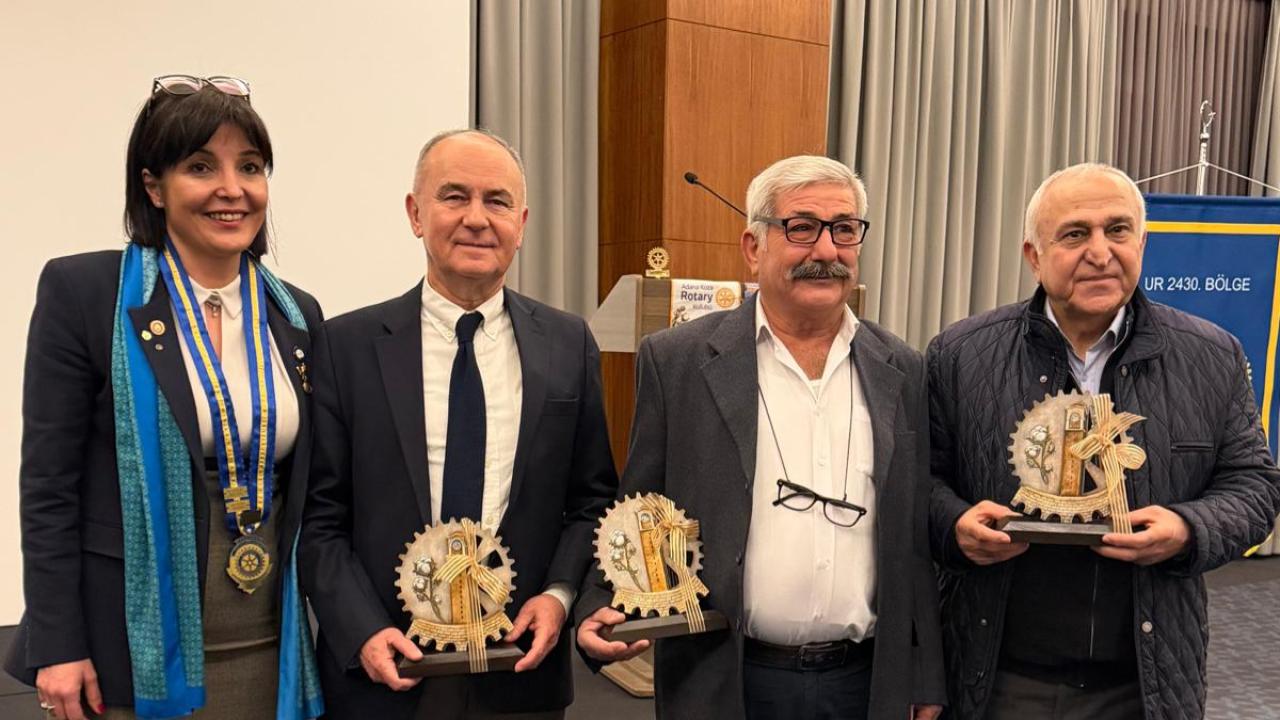 Adana Rotary Kulubü’nün Bilim, Sanat ve Sinemada Meslek Ödülleri Dağıtıldı