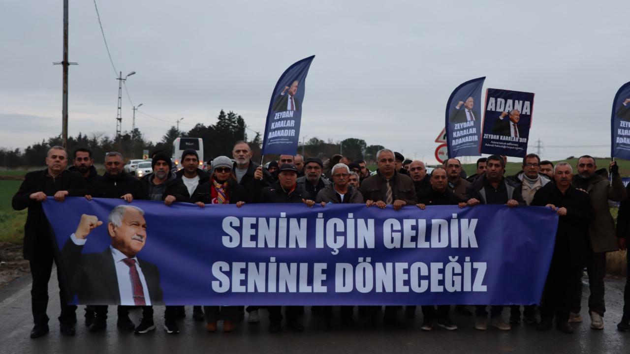 Adanalılar Silivri'ye Aktı:Zeydan Karalar İçin Tek Yürek Oldular