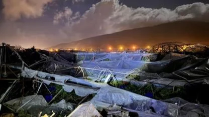 Antalya'da Hortum! Seralar Yerle Bir Oldu