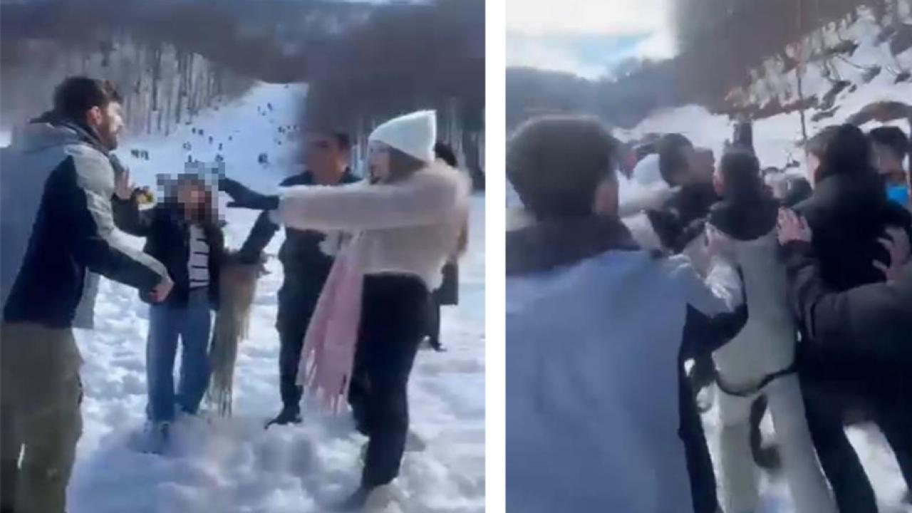 ATV Turunda Dehşet! Çocuklarının Yanında Darp Edildi