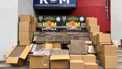 Binlerce Kaçak Tütün Ürünü Ele Geçirildi