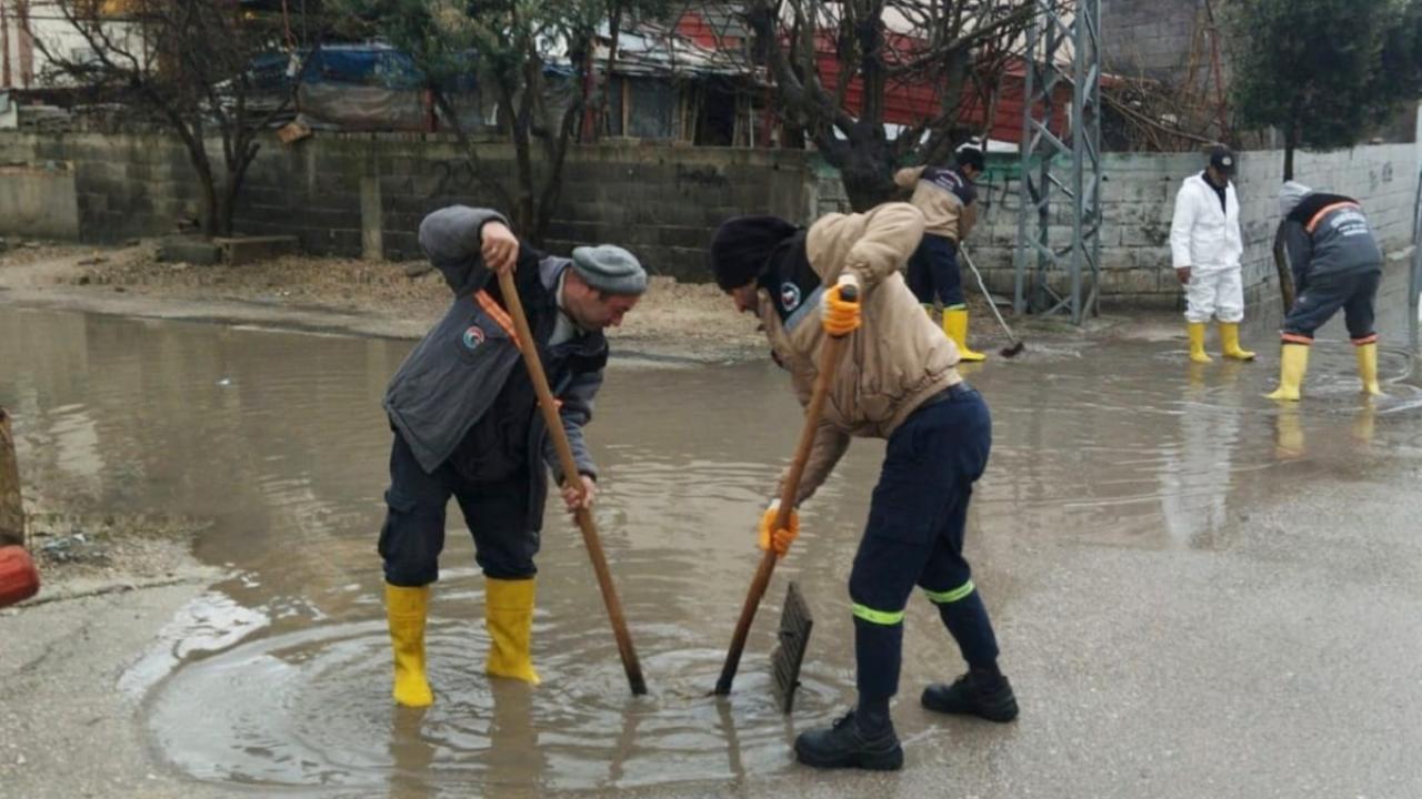 Ceyhan Belediyesi Yağışlara Karşı Teyakkuzda