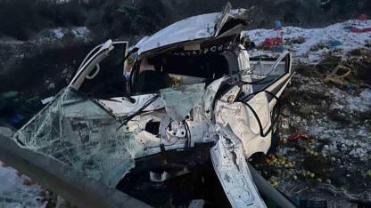 Kontrolden Çıktı, Takla Attı:Baba ve Oğlu Yaralı