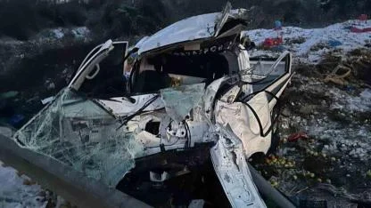 Kontrolden Çıktı, Takla Attı:Baba ve Oğlu Yaralı