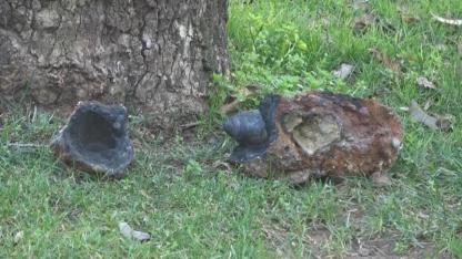 Parkta Patlamamış Askeri Mühimmat Bulundu