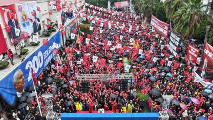 Sağanak Yağmur Altında Zeydan Karalar İçin Tek Yürek Oldular!