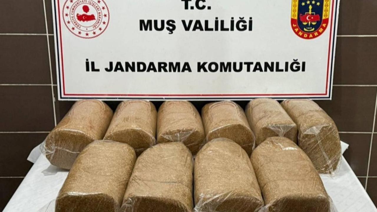 50 Kilo Kaçak Tütün Ele Geçirildi