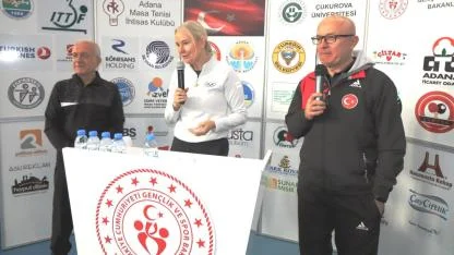 Adana’da 13. Veteranlar Masa Tenisi Turnuvası Heyecanı